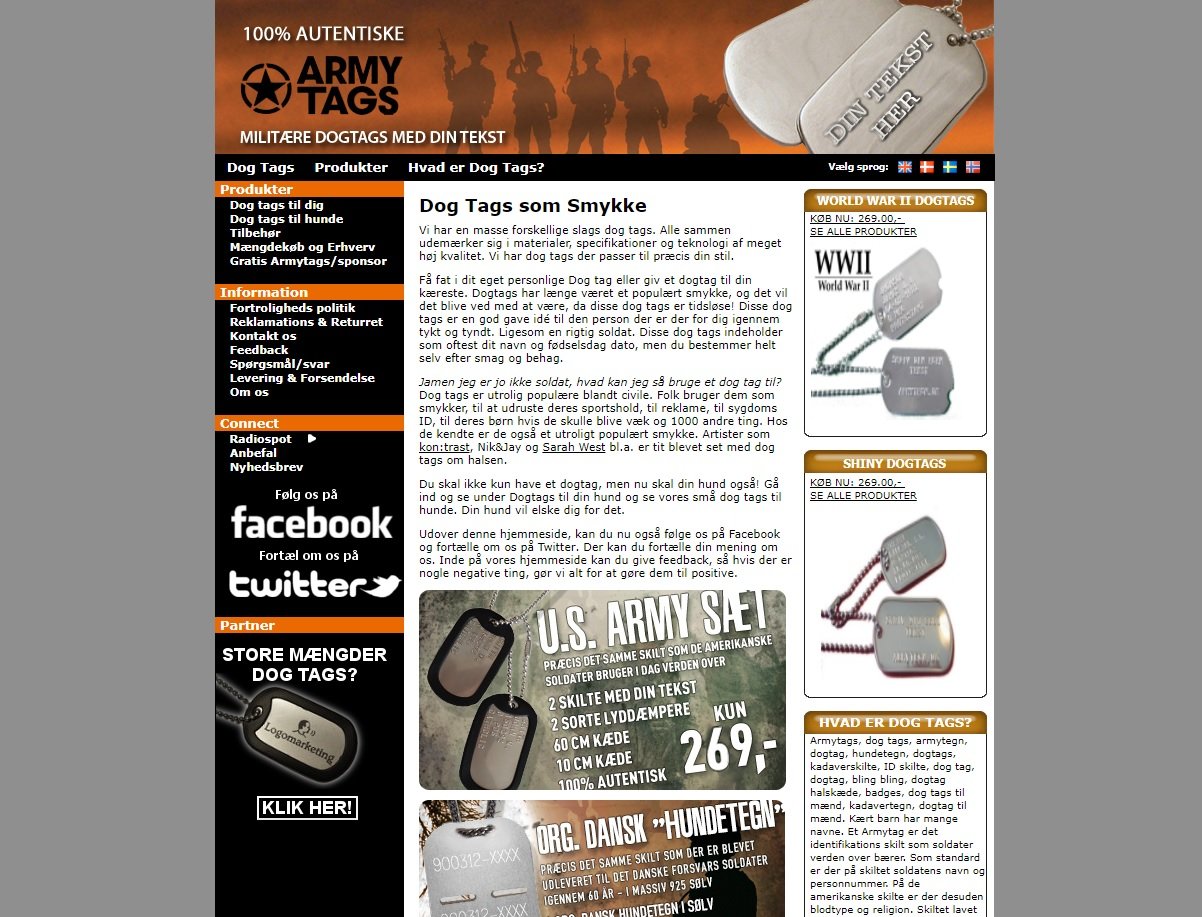 Handelshuset Aulum udvider med Armytags.dk og Logomarketing.dk