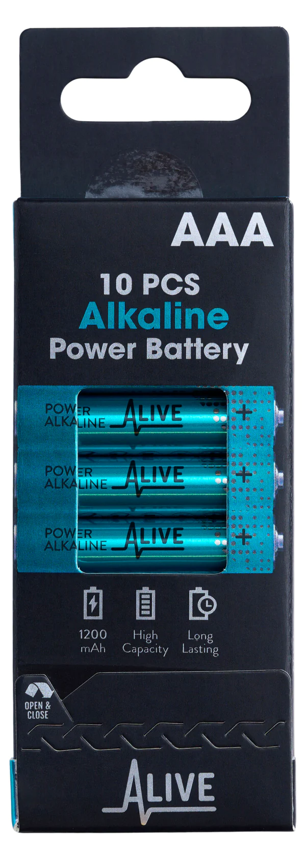Billede af Alive AAA Batterier, 10 stk