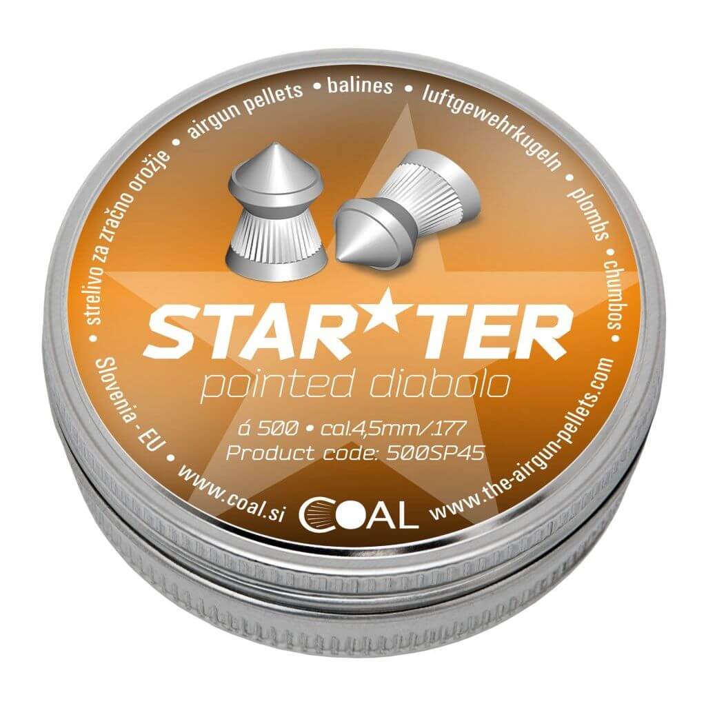 COAL Starter Pointed hagl, 500 stk, 4,5 mm (.177)