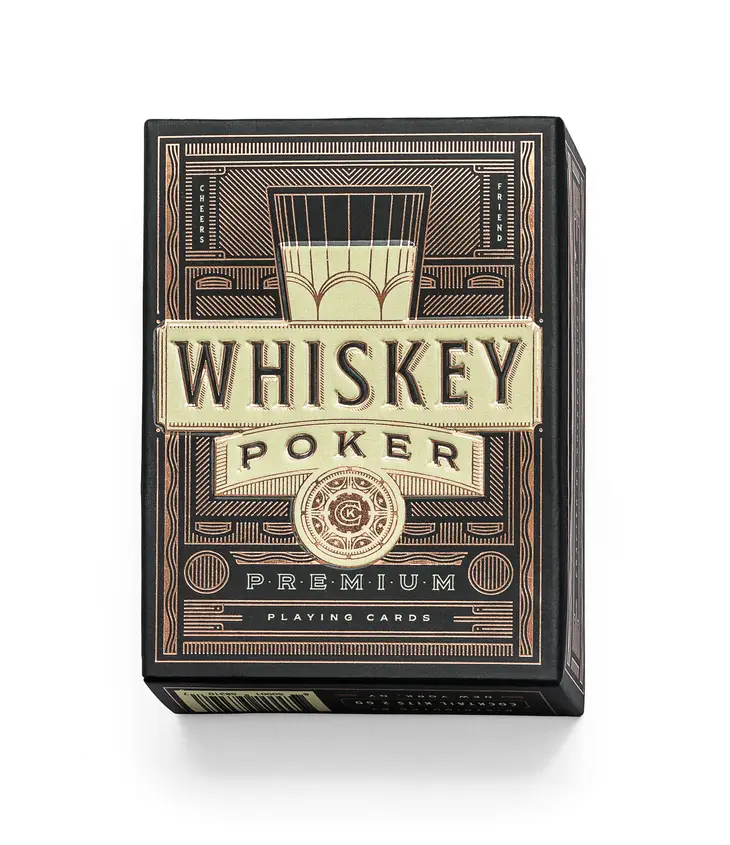 CK2G Whiskey Poker Spillekort