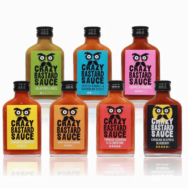 Crazy Bastard 7 Sauce Sæt