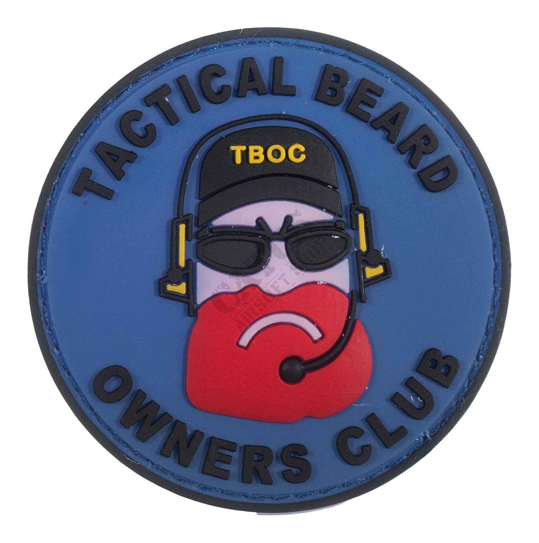 Se DA Tactical Beard Owners Club Patch Sort/Blå hos Handelshuset Aulum