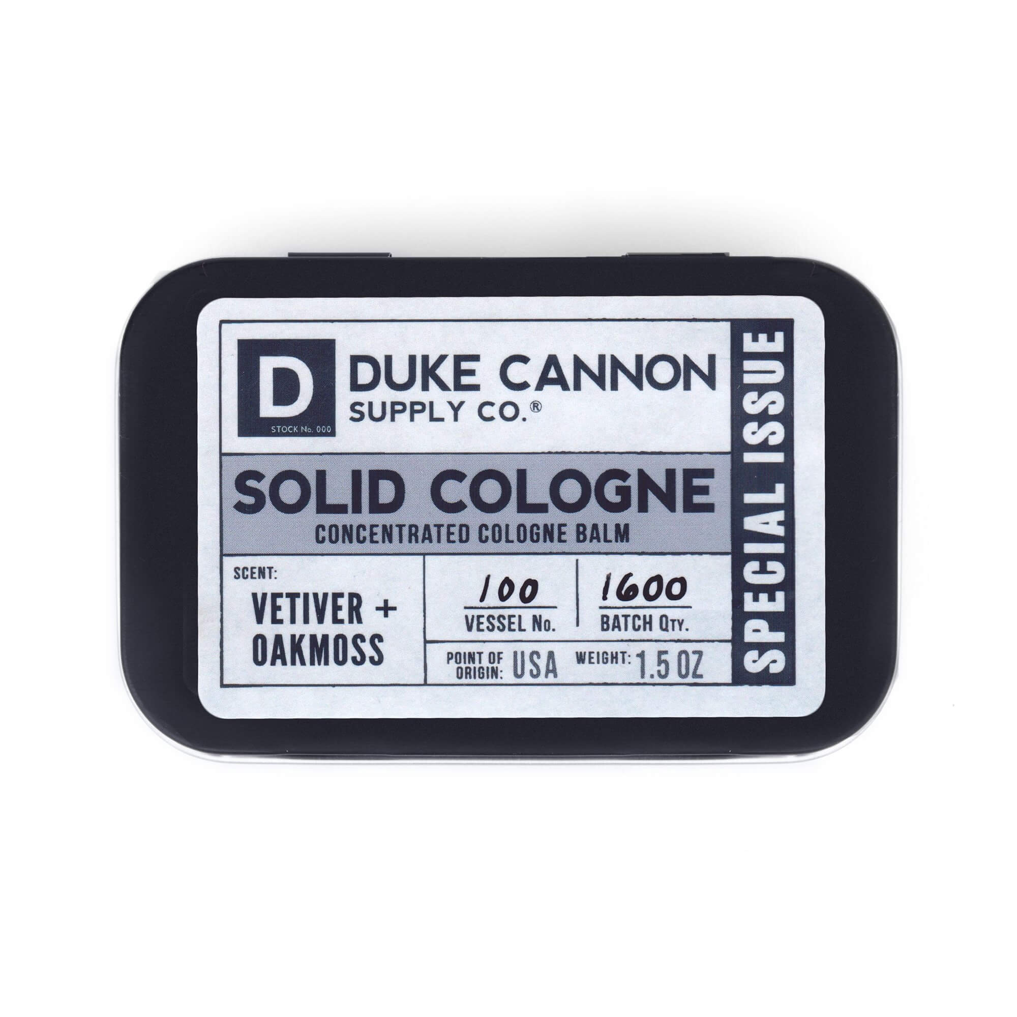 Duke Cannon Solid Parfume, Vetiver