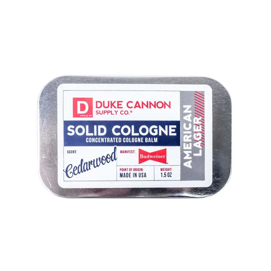Duke Cannon Solid Parfume, American Lager