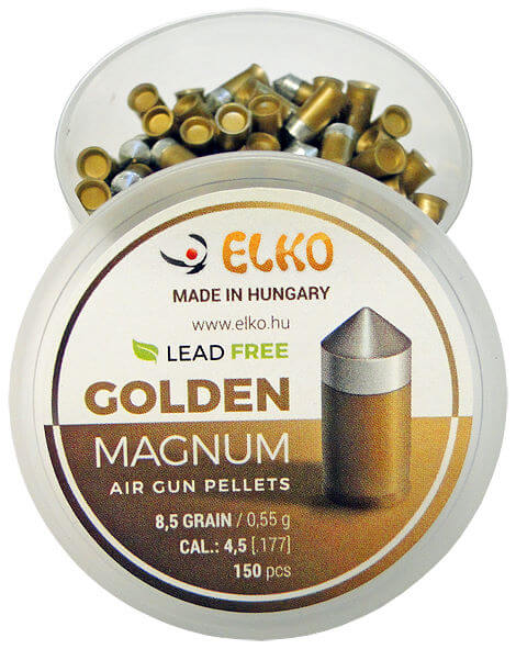 Elko Golden Magnum Blyfri Hagl, 150 stk, 4,5 mm (.177)