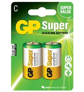 Billede af GP Super Alkaline Type C, 2 stk