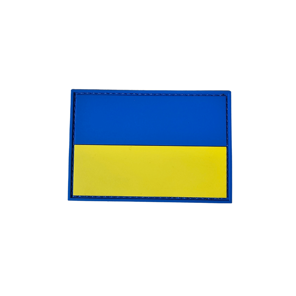 Se HH 3D PVC Patch Ukrainsk Flag hos Handelshuset Aulum