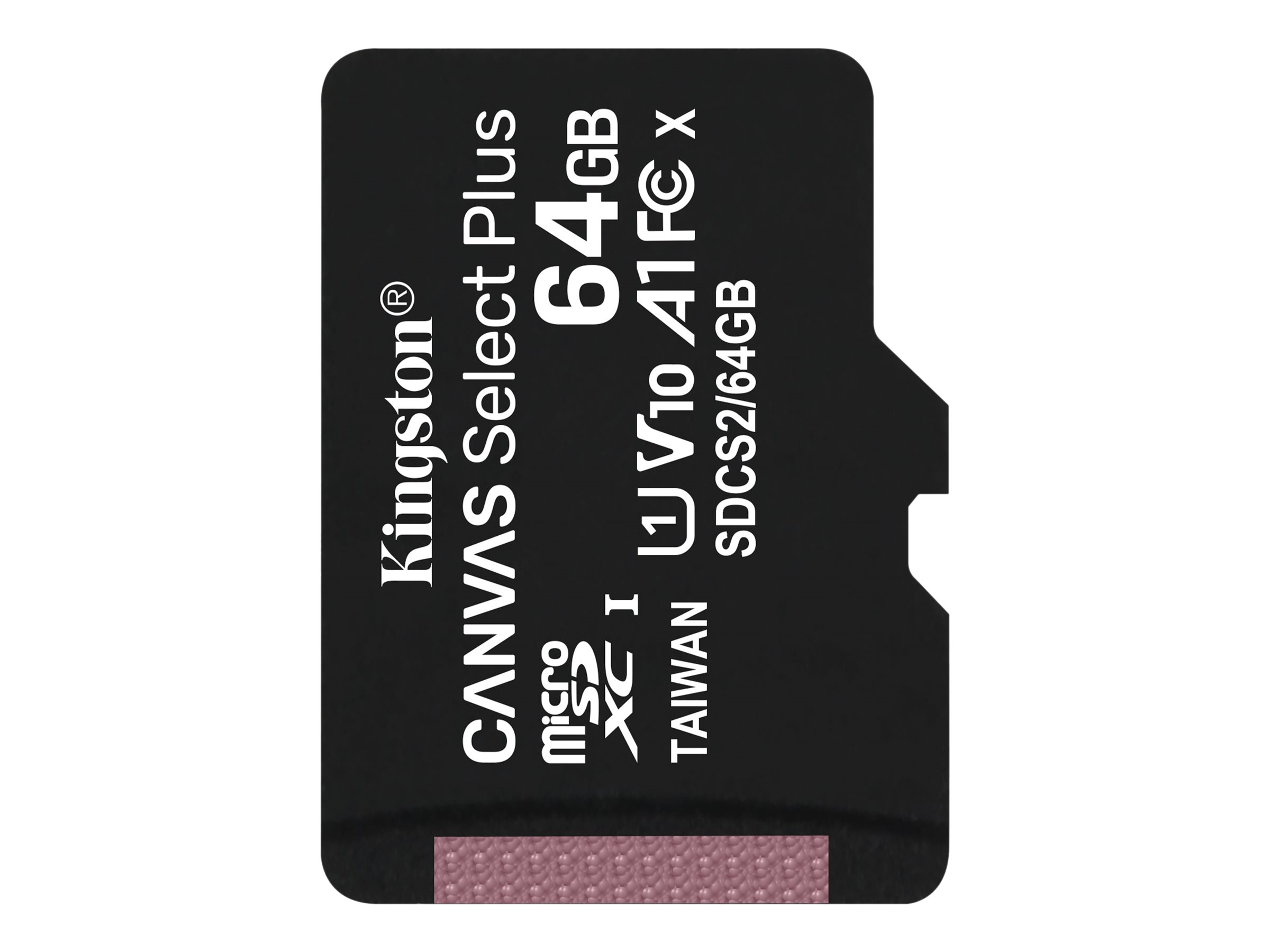 Billede af Kingston Canvas Select Plus Micro SD, 64 GB hos Handelshuset Aulum