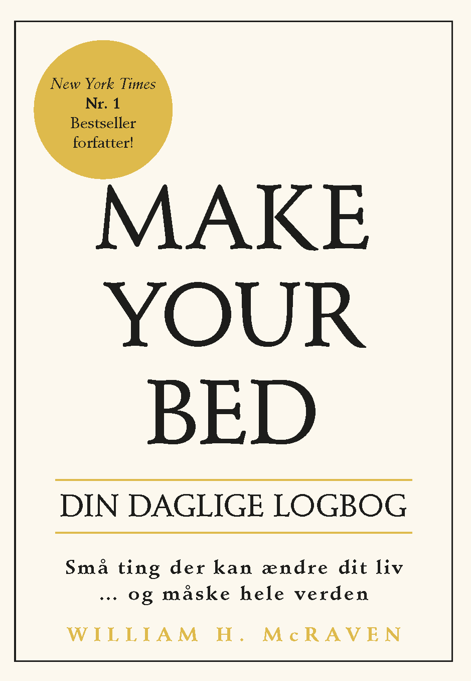 Billede af OCC, Make Your Bed, Din Daglige Logbog