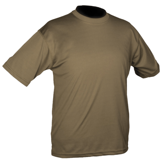 Se Mil-Tec Quick Dry T-Shirt, Sort Small hos Handelshuset Aulum