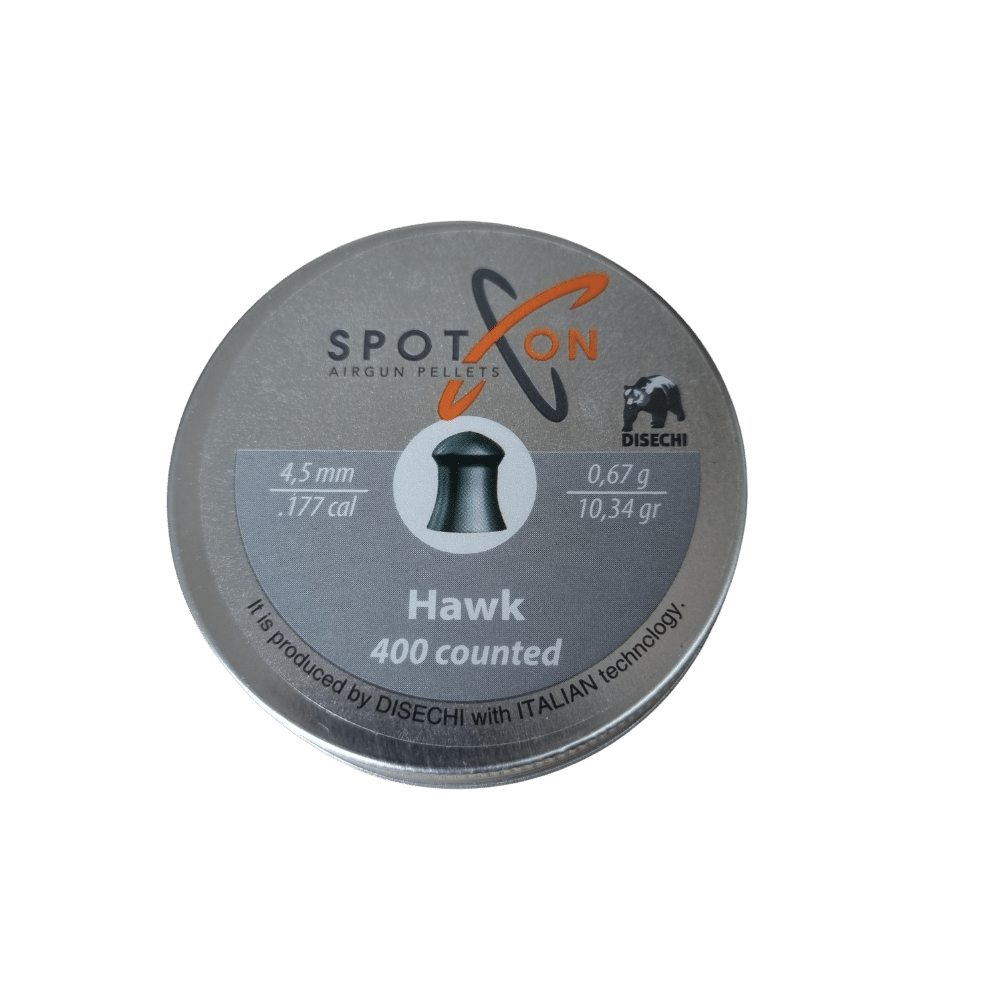 Spot On Hawk Hagl, 400 stk, 4,5 mm (.177)
