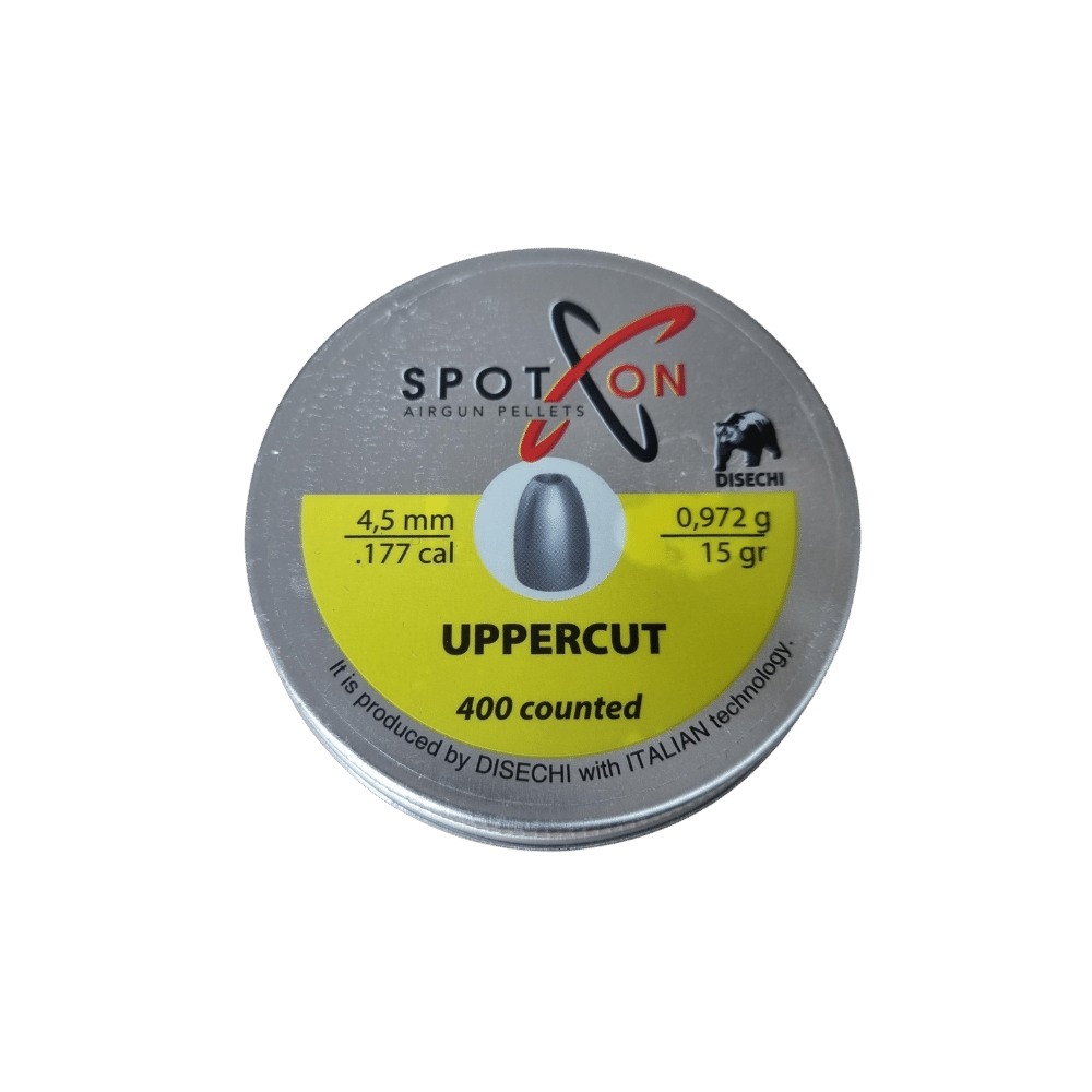 Spot On Uppercut Hagl, 400 stk, 4,5 mm (.177)