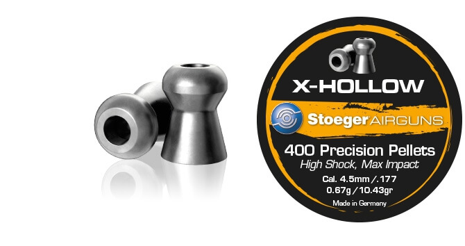 Stoeger X-Hollow Hagl, 400 stk, 4,50 mm (.177)