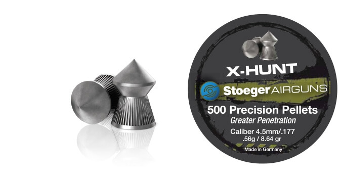 Stoeger X-Hunt Hagl, 500 stk, 4,50 mm (.177)