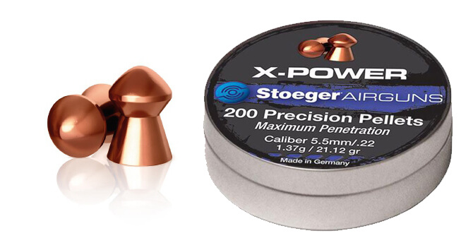 Stoeger X-Power Hagl, 200 stk, 5,5 mm (.22)