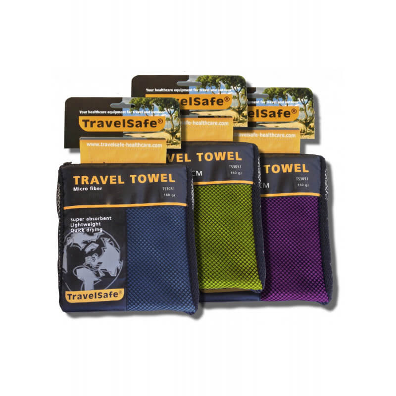 TravelSafe Traveltowel Microsoft L - Rejsehåndklæde 150X85 Cm - Lime grøn