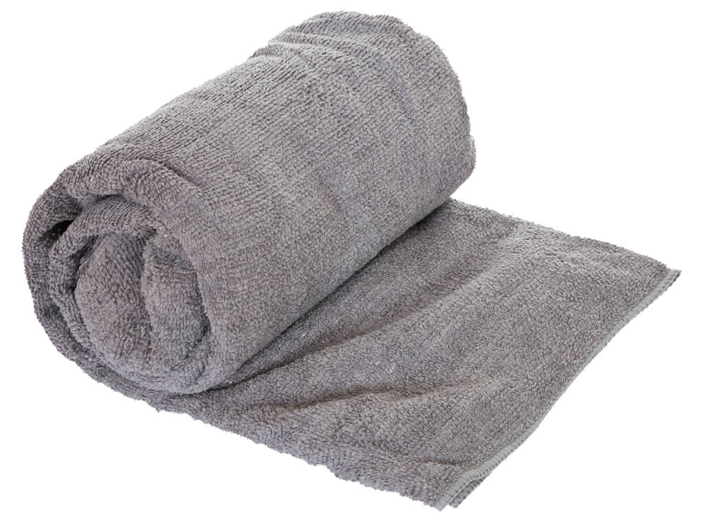 Trespass Transfix Change towel - Hurtigtørrende mikrofiber håndklæde - Grå - 80 x 140 cm