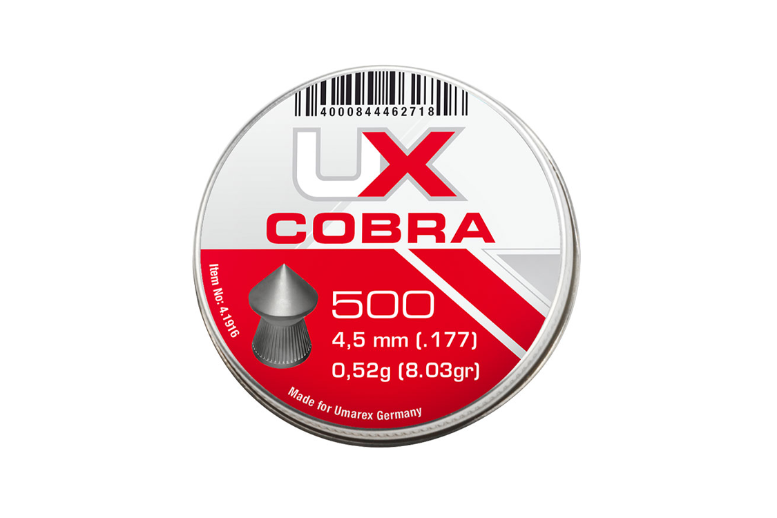 Cobra Spids Hagl, 500 stk, 4,5mm (.177) kr. 49,00,-