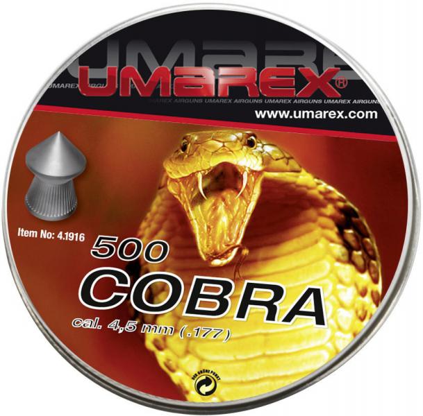 Cobra Spids Hagl, 500 stk, 4,5mm (.177)