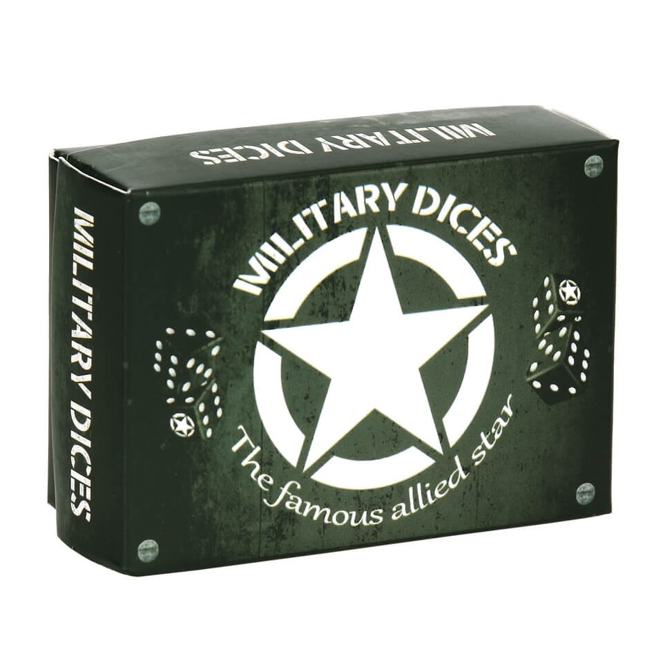 Militr Terninger, 6 stk