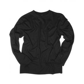 T-shirt langrmet, sort