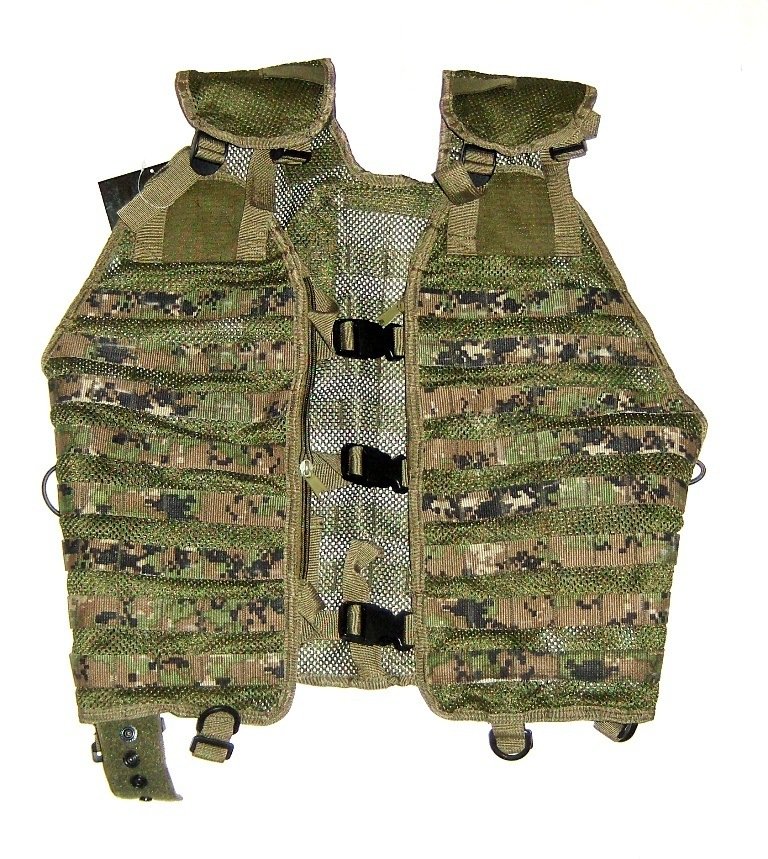 Molle vest, Digital Woodland