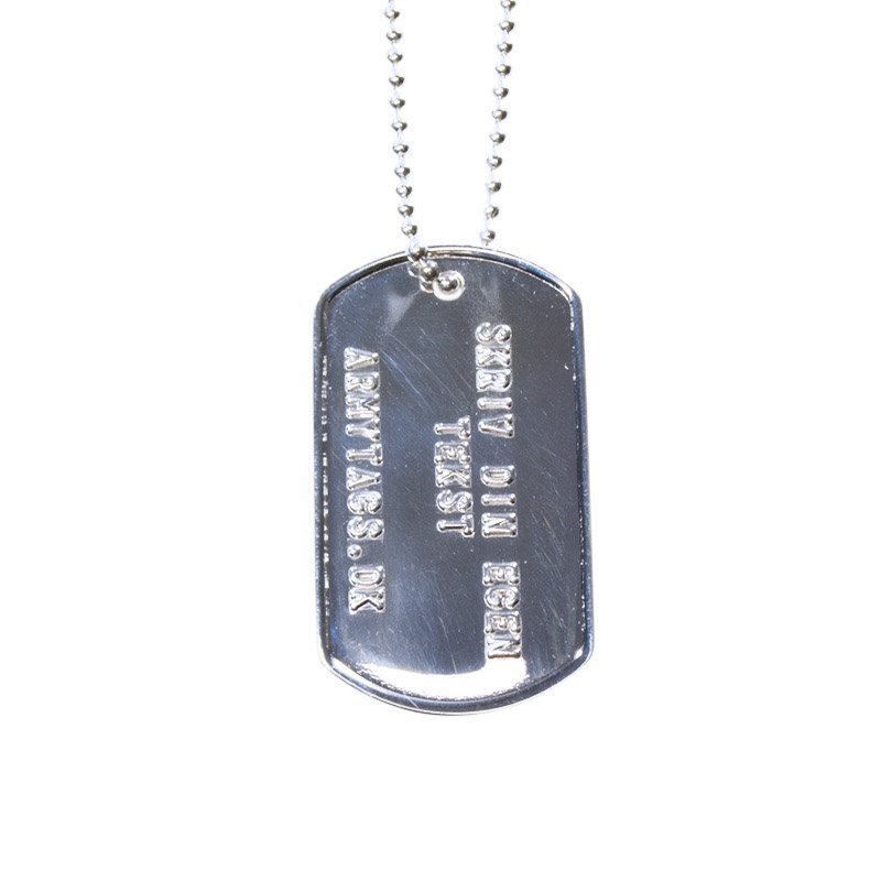 US Army DogTag, Silver