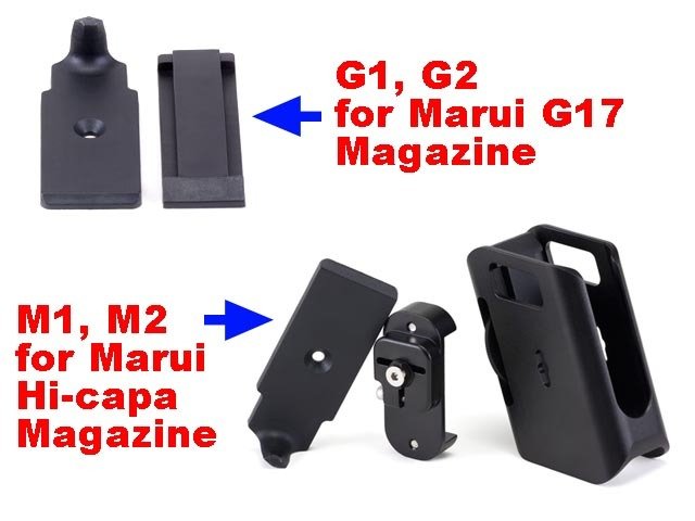 AIP Aluminum Magasin holder til G17, sort