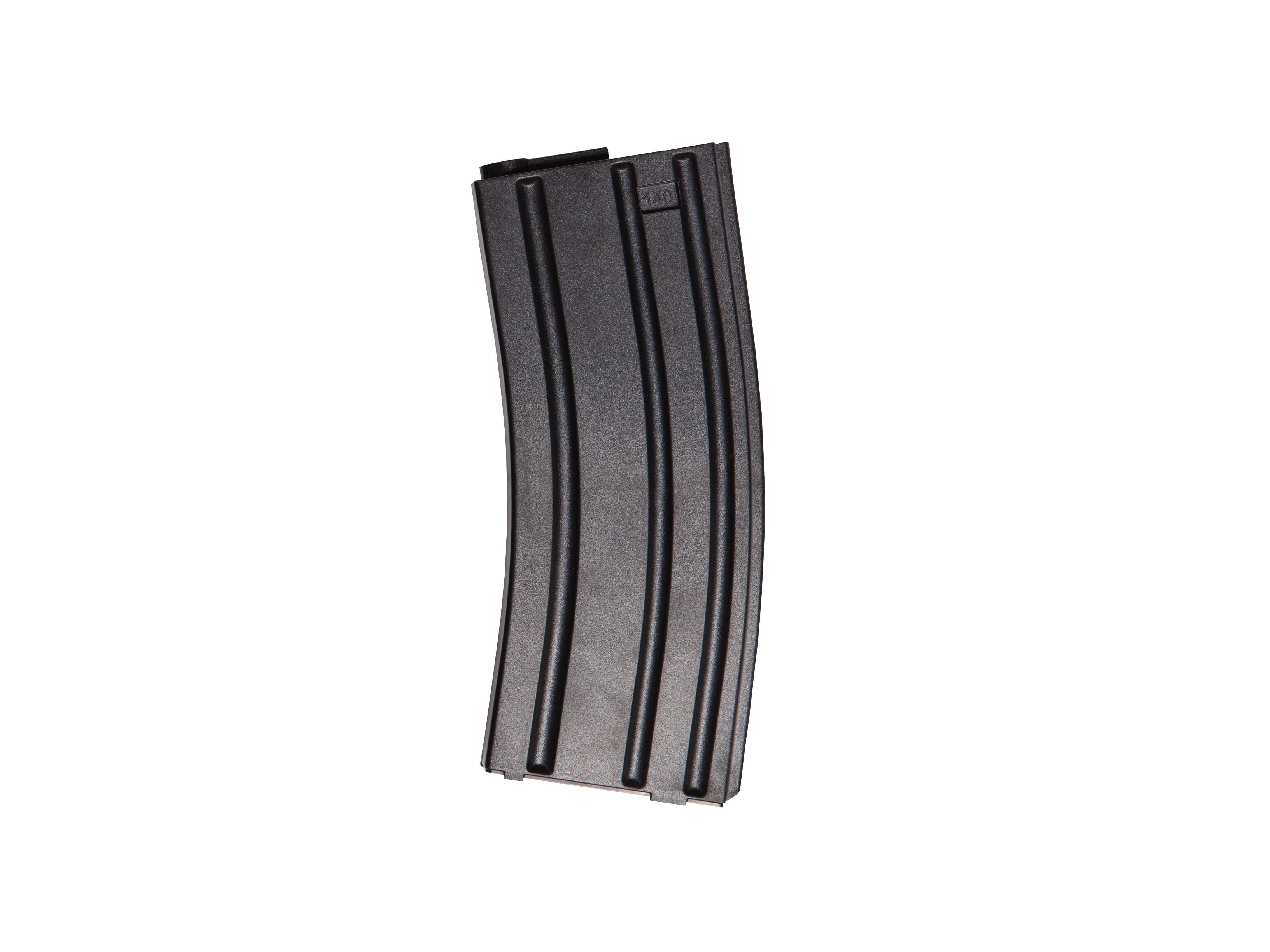 ASG M4 Magasin, 10 stk, 140 Skud, Sort