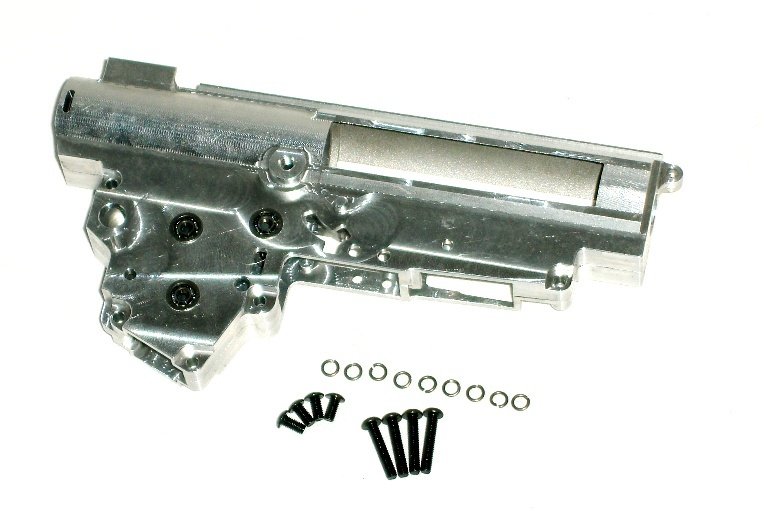 Gearboks ver. III i aluminium incl. 9mm kuglelejer