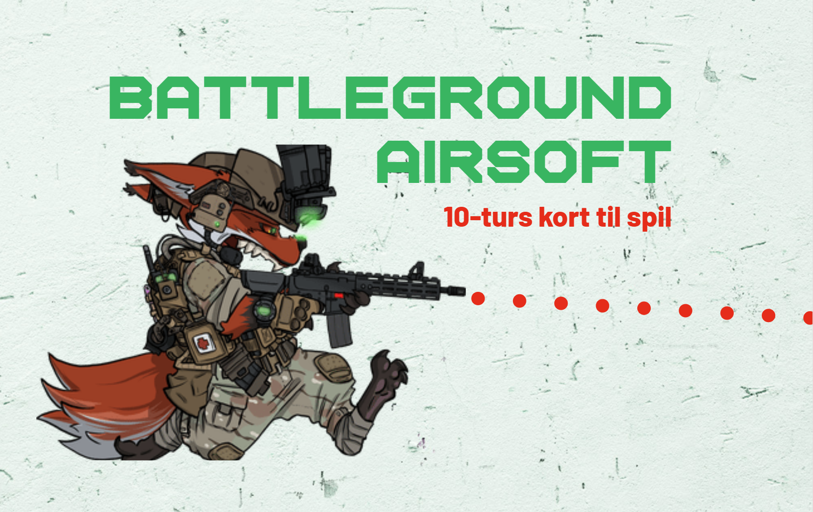 10-Turs kort Battleground Airsoft