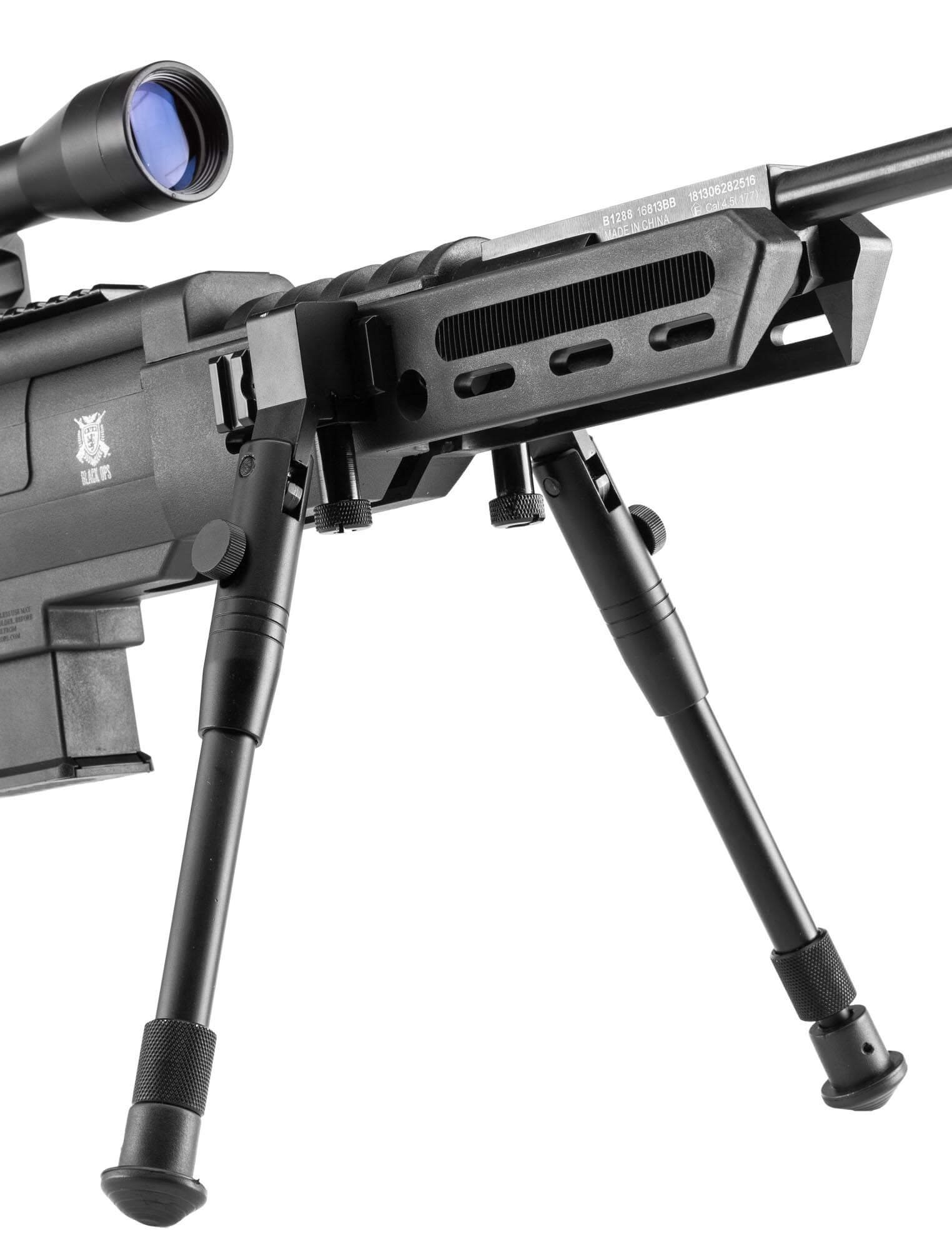 Black Ops Carabine Luftgevr 4,5 mm, Sort