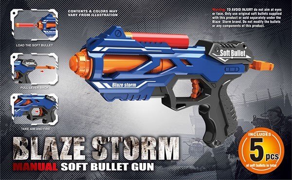 Blaze Storm Pistol, Store Pile