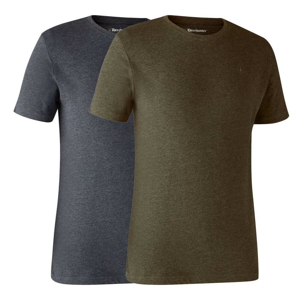 Deerhunter Basic T-Shirt, 2 pak