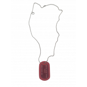 Rd Dogtag, 1 stk