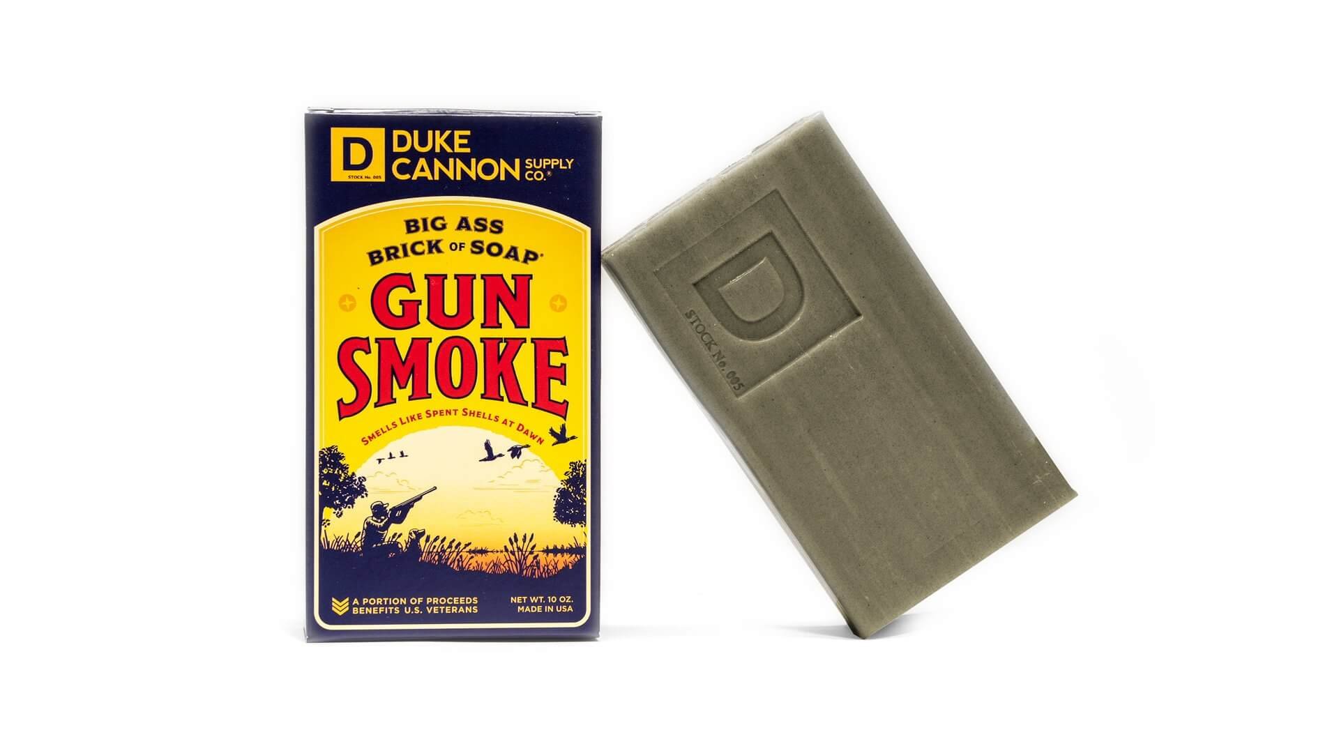 Duke Cannon Big Ass brick of Soap Gun Smoke, Sbe