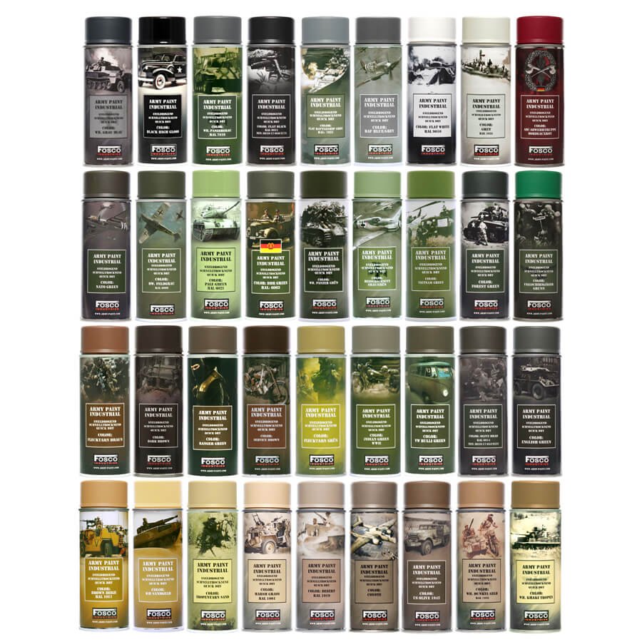 Fosco Maling, Flecktarn grn, 400 ml