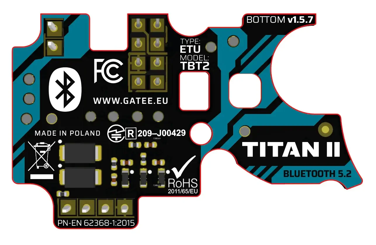 GATE Titan II Bluetooth til V2, HPA