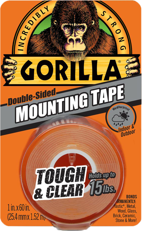 Gorilla Tape Tough & Clear, 1,5m