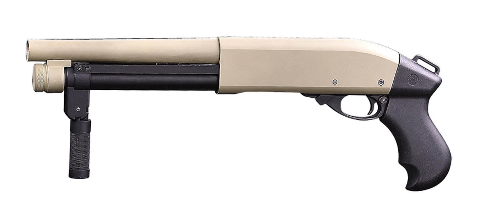 Golden Eagle M870 Breacher Shotgun, Tan