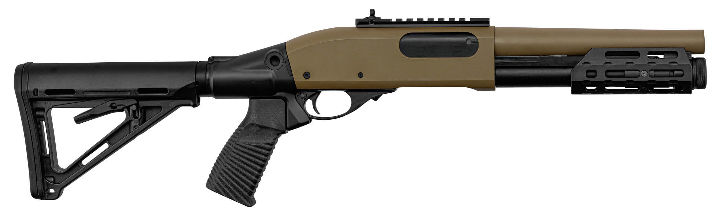 Golden Eagle M870 Tactical Shotgun, Tan