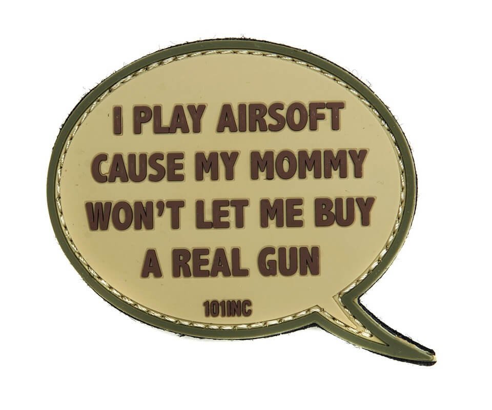 Patch PVC, I play Airsoft...