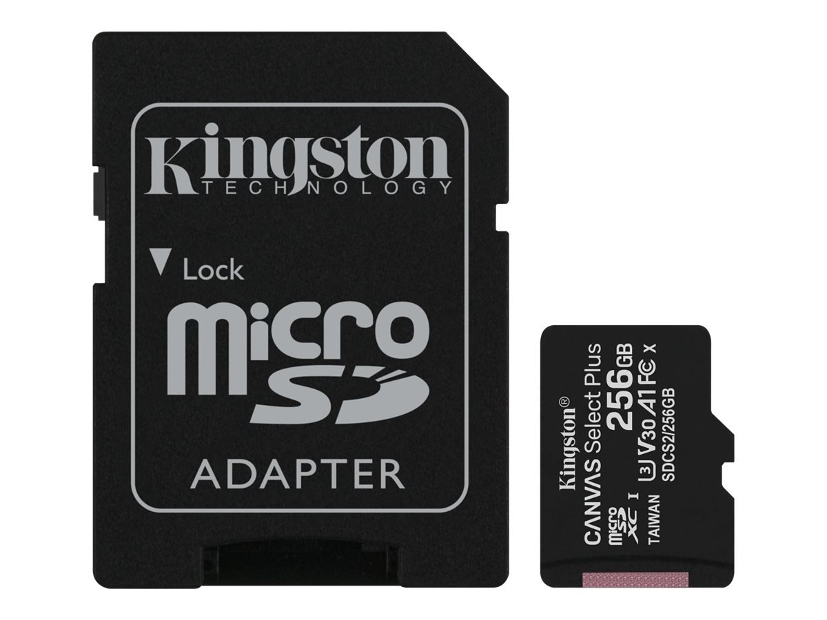 Kingston Canvas Select Plus Micro SD, 256 GB