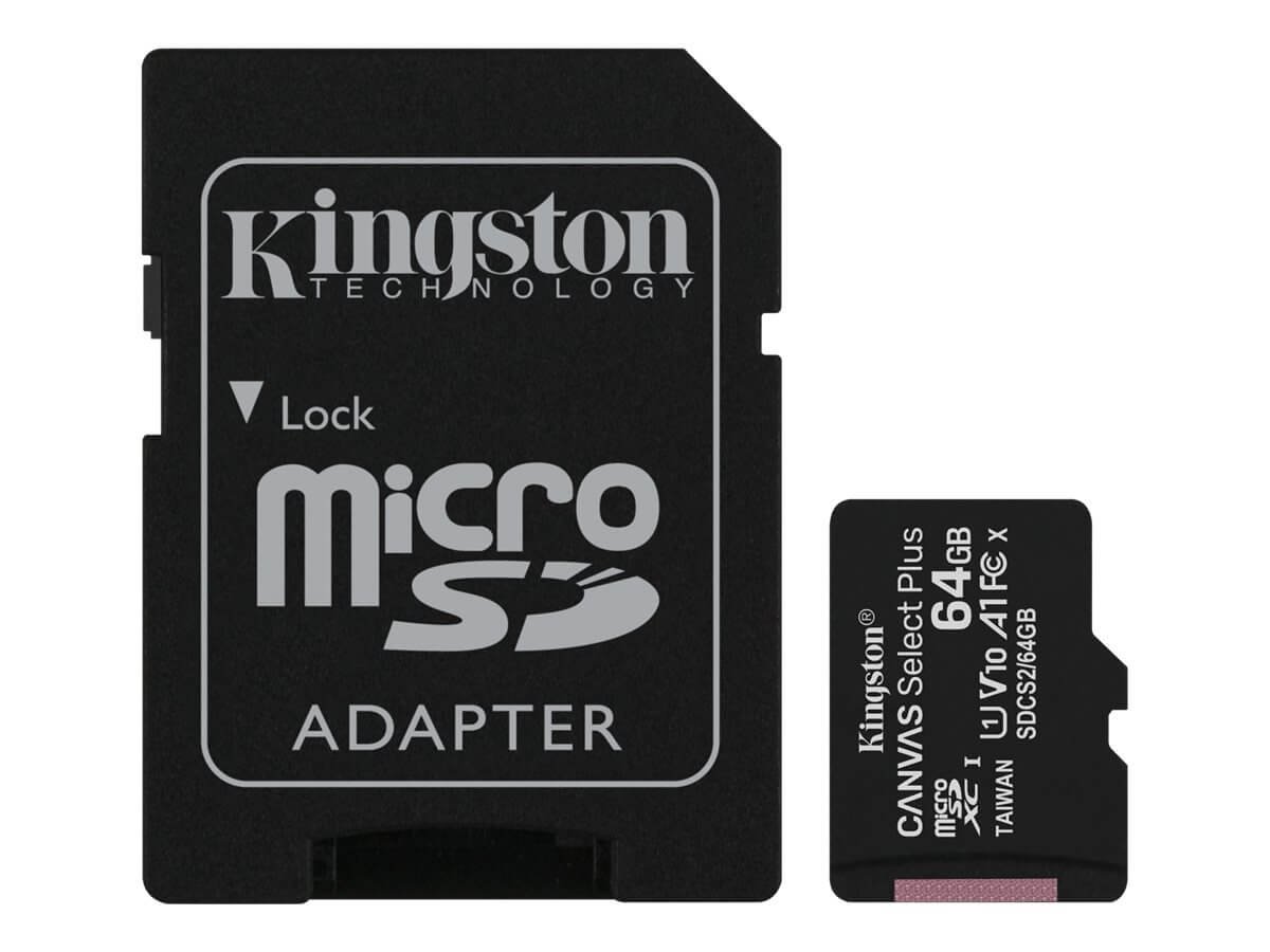 Kingston Canvas Select Plus Micro SD, 64 GB