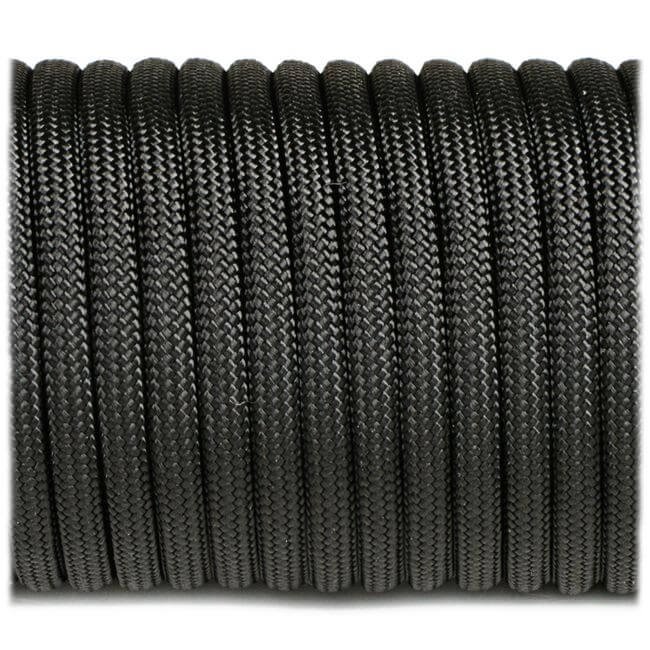 Paracord 550, Sort, 10 meter