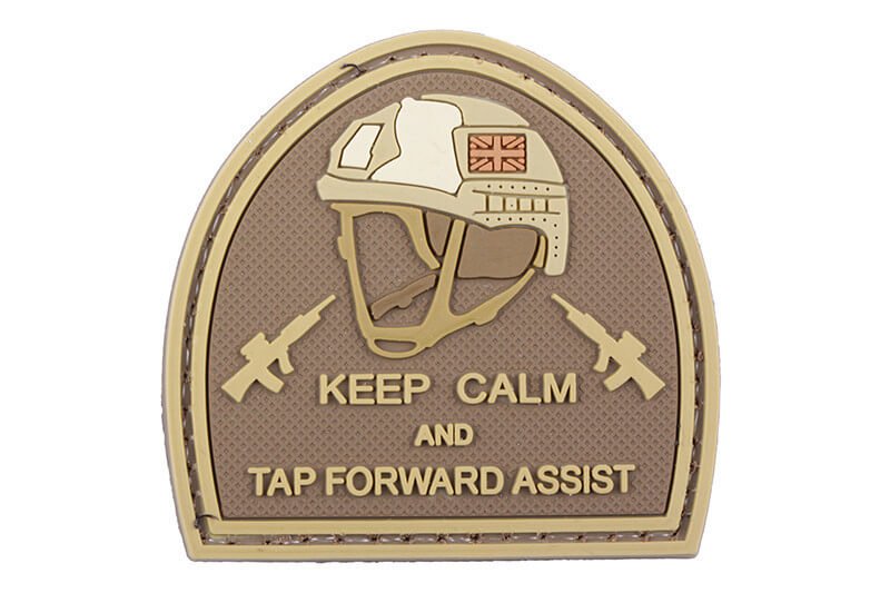 Patch PVC, Keep Calm and Tap Forward