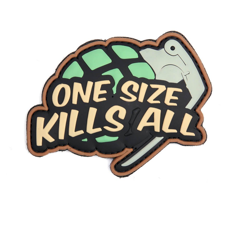 Patch One Size Kills All, Grn/Brun