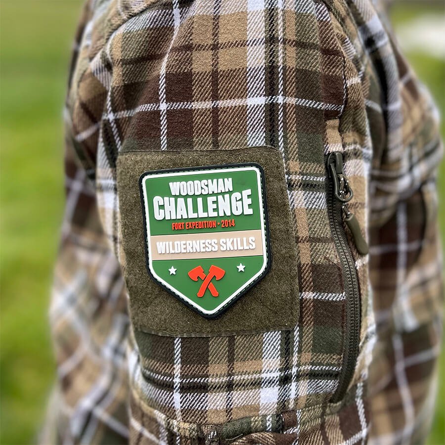 Patch, PVC, Woodsman Challenge