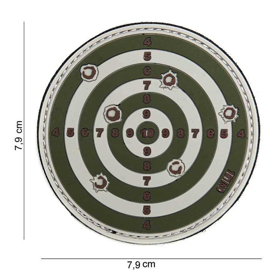 Patch, PVC, Target Grn