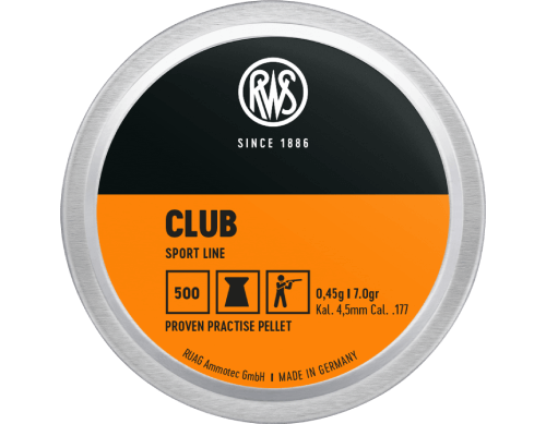 RWS Club 10, 500 Stk, 4,5mm(.177)